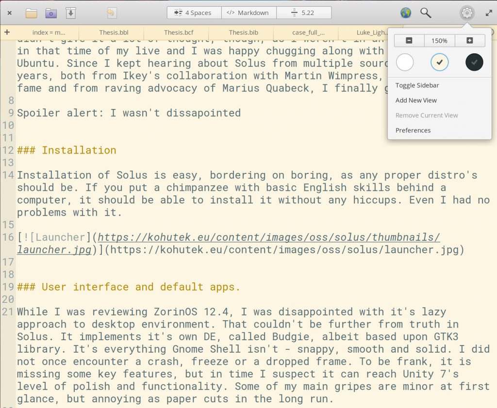 Code - Light theme