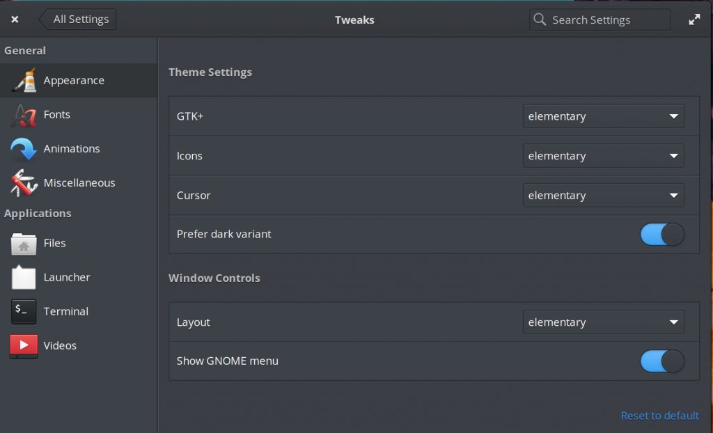 Tweaks