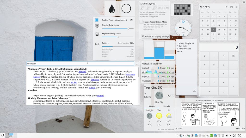 It can result in a desktop full of widgets