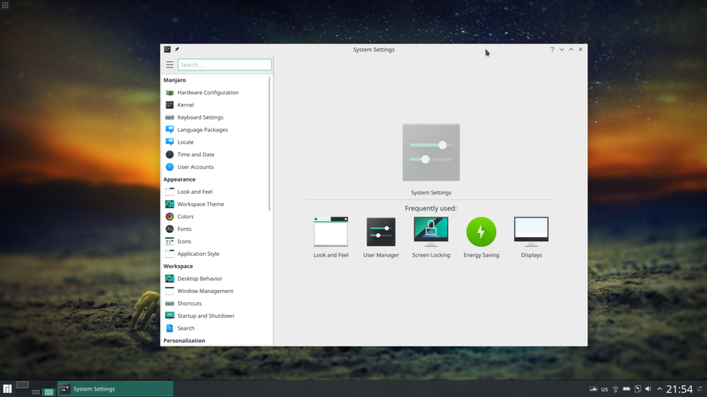 Manjaro Settings